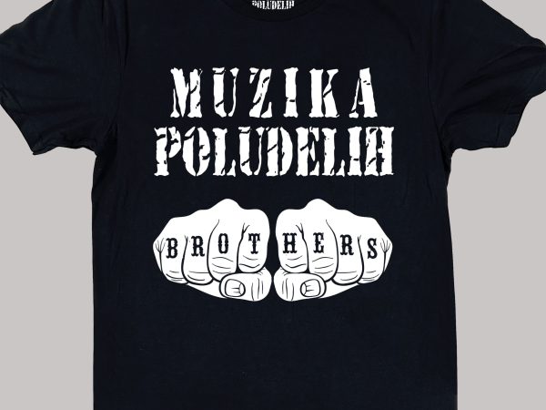 Muzika Poludelih - Brothers-majica-napred Muzika Poludelih - Brothers